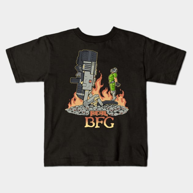 The Real BFG Kids T-Shirt by ckdstudios